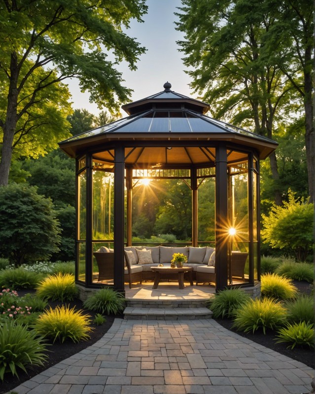 Solar-Powered Gazebo