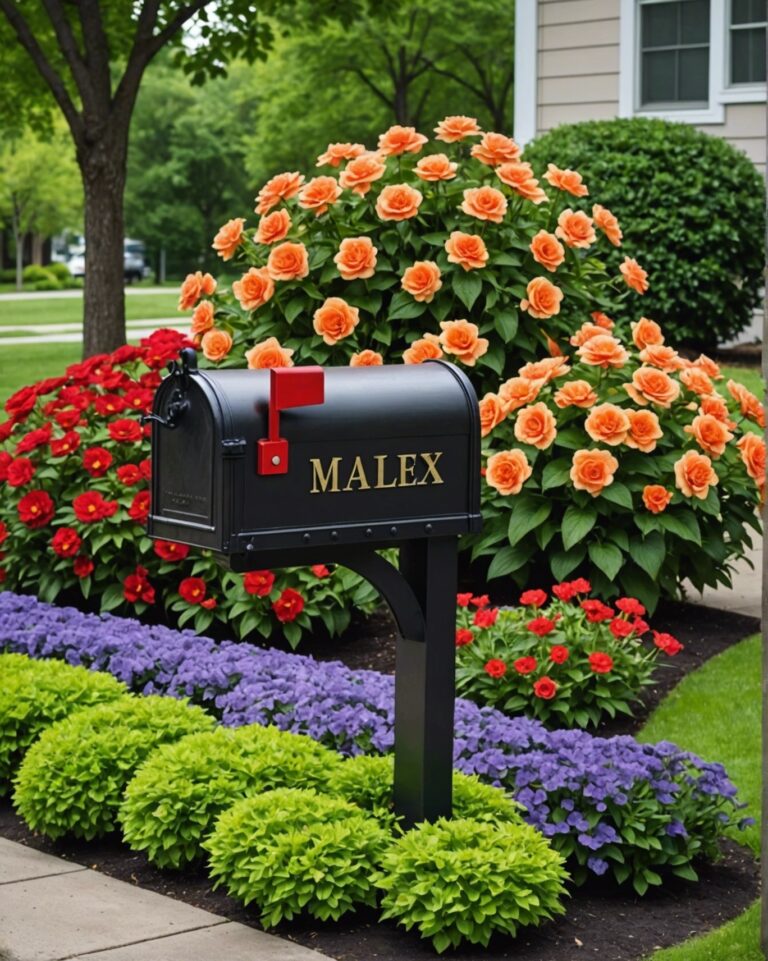 20 Beautiful Mailbox Flower Bed Ideas to Try