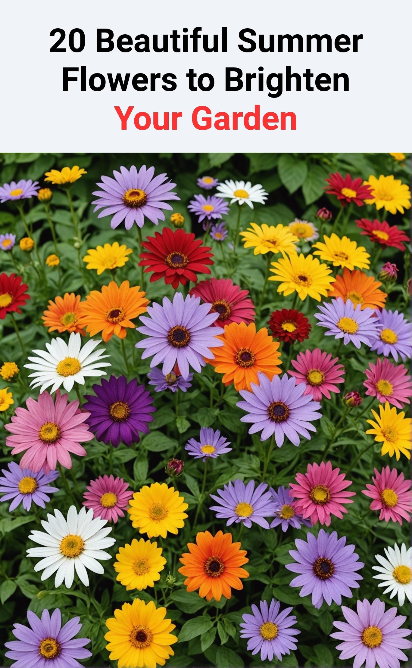 20 Beautiful Summer Flowers to Brighten Your Garden