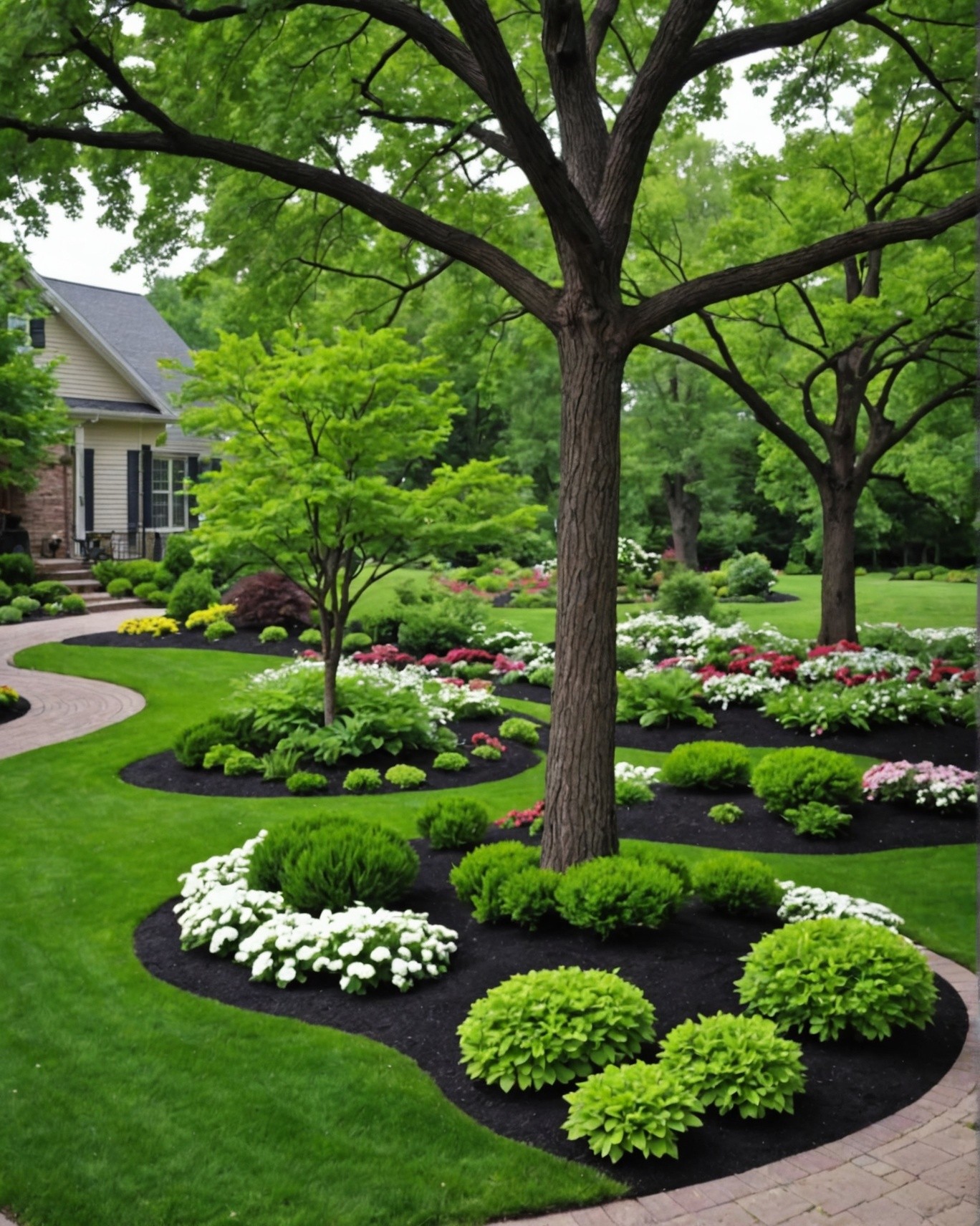 20 Best Landscaping Around Trees Ideas - Toolz Geek