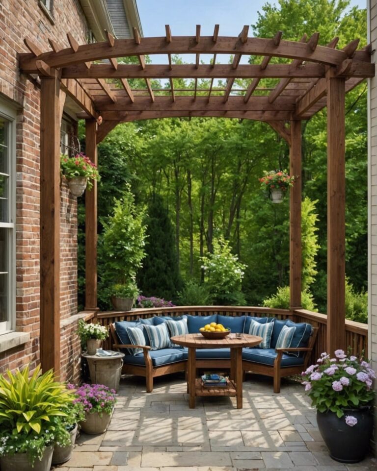 20 Corner Pergola Design Ideas