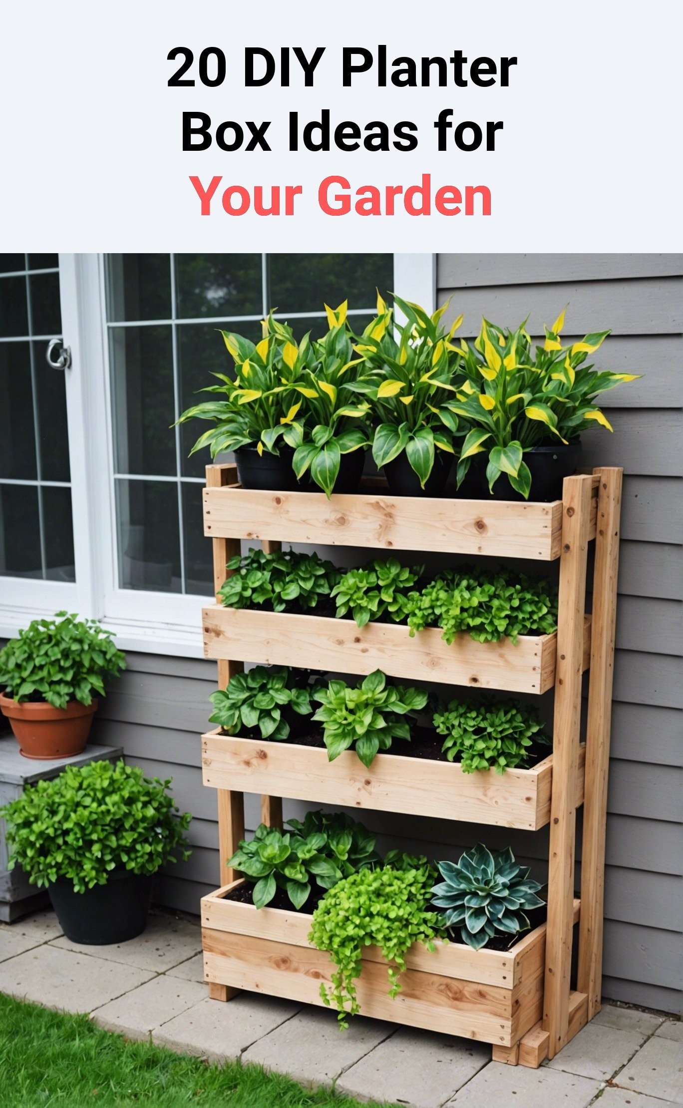 20 DIY Planter Box Ideas for Your Garden