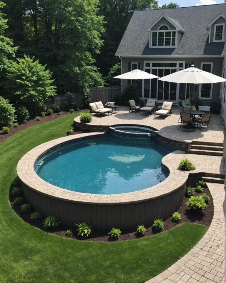 20 Inspiring Semi Inground Pool Ideas