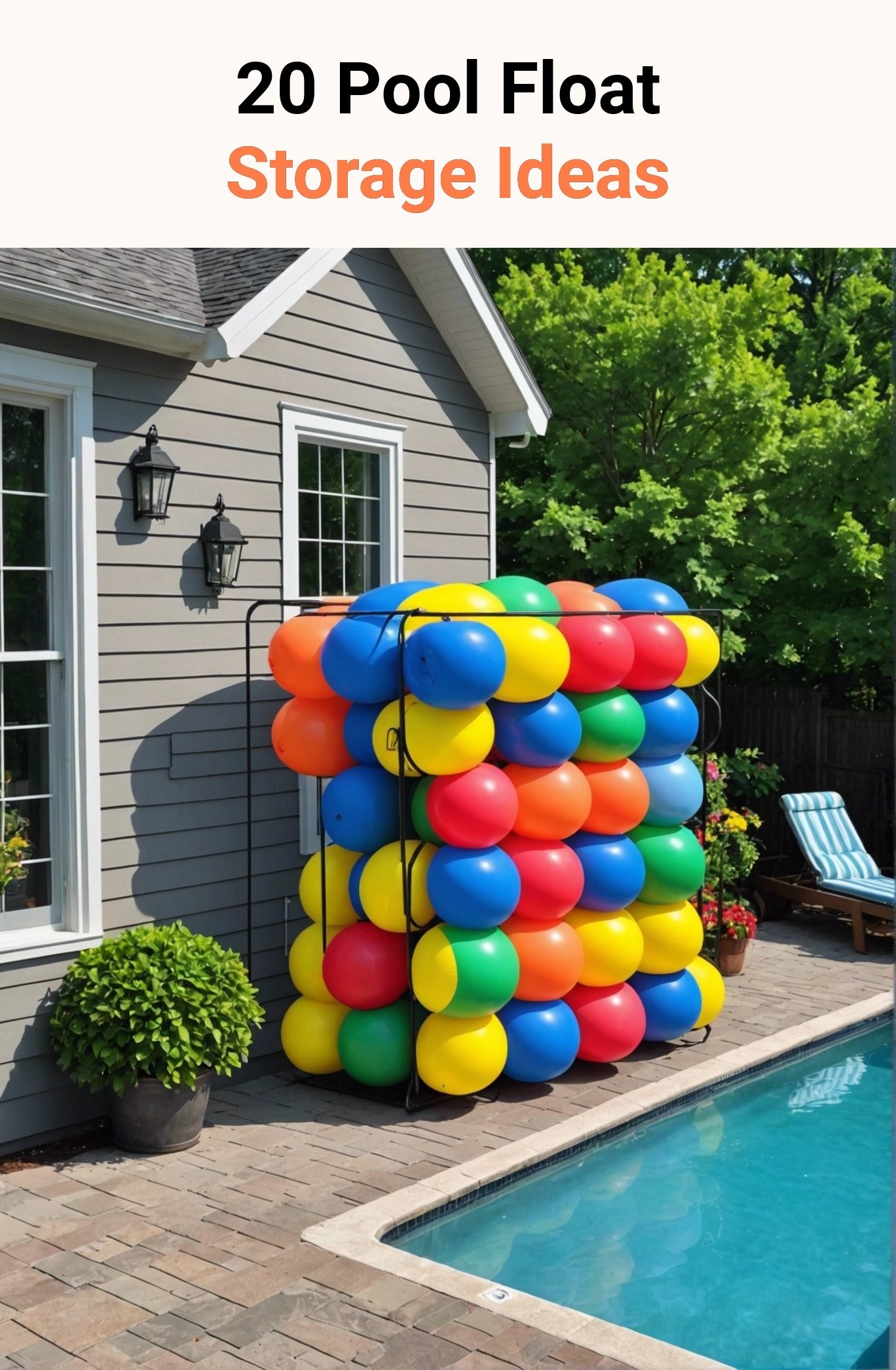 20 Pool Float Storage Ideas