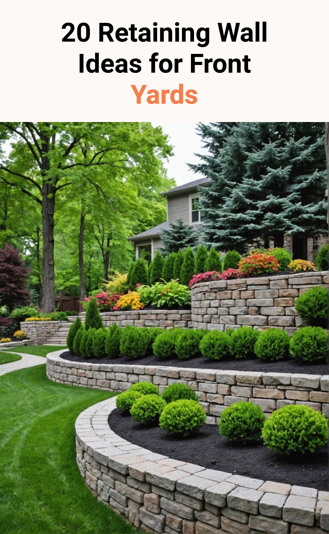 20 Retaining Wall Ideas for Front Yards