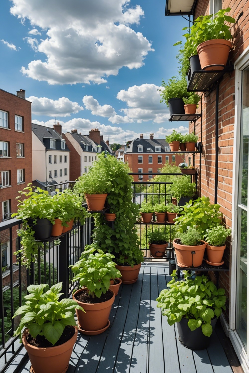 Balcony Herb Garden
