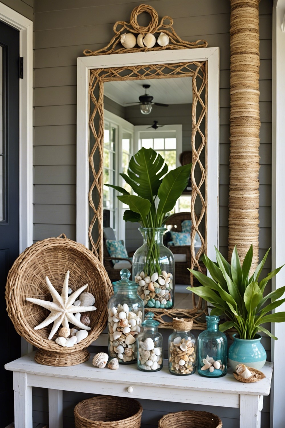Bring the Beach to Your Porch with Seashells