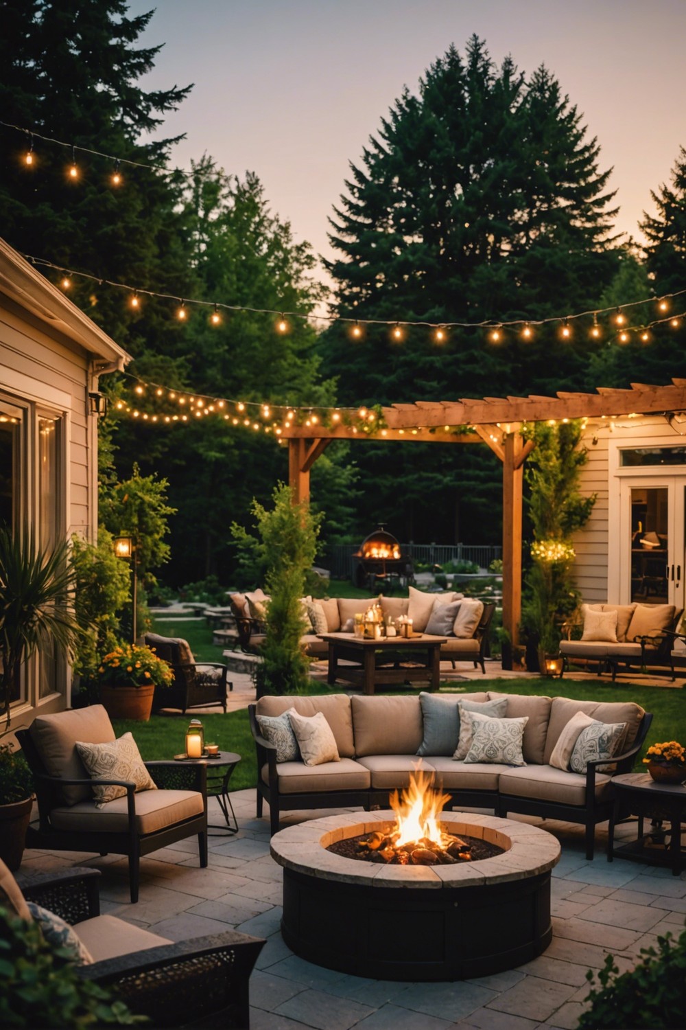 Conversation Sets with Fire Pit