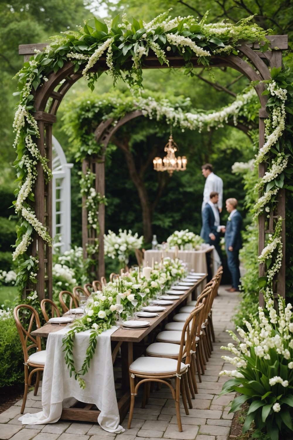 Create a Lily of the Valley Garland for Your Garden Party
