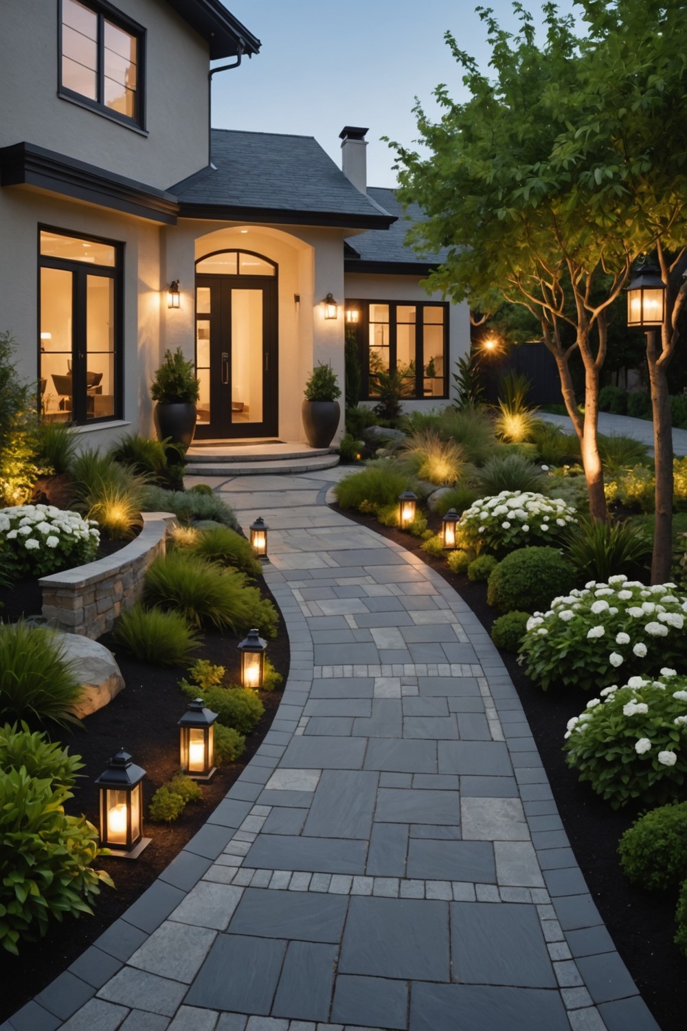 Creating a Dramatic Entrance with a Statement Pathway