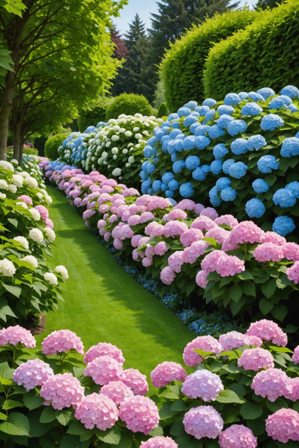Hydrangea Hedge Heaven