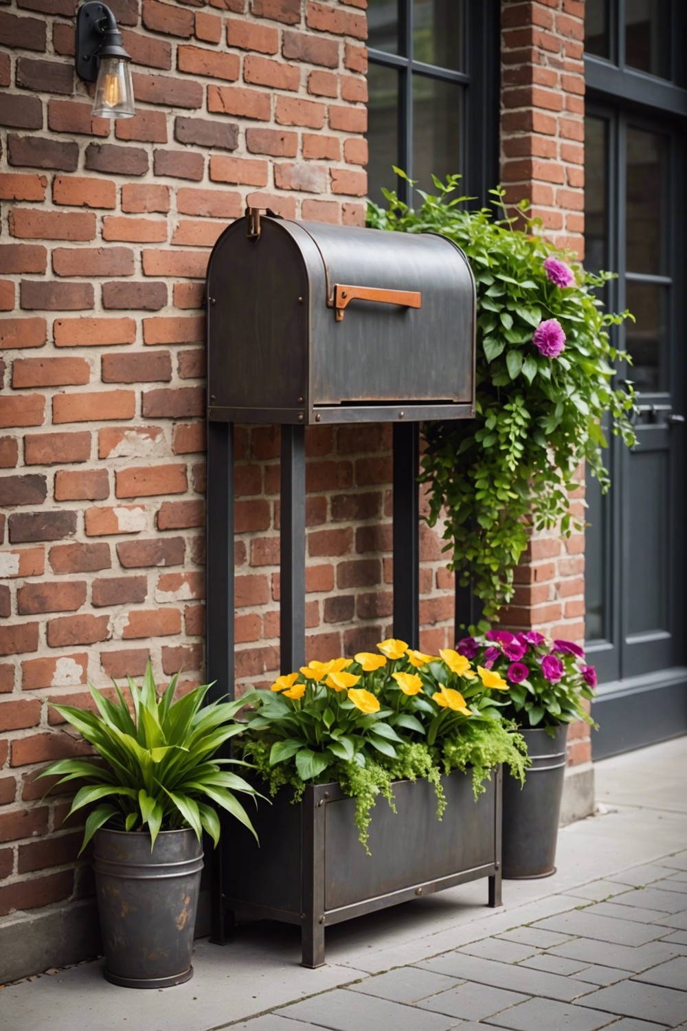 Industrial Chic Metal Planters