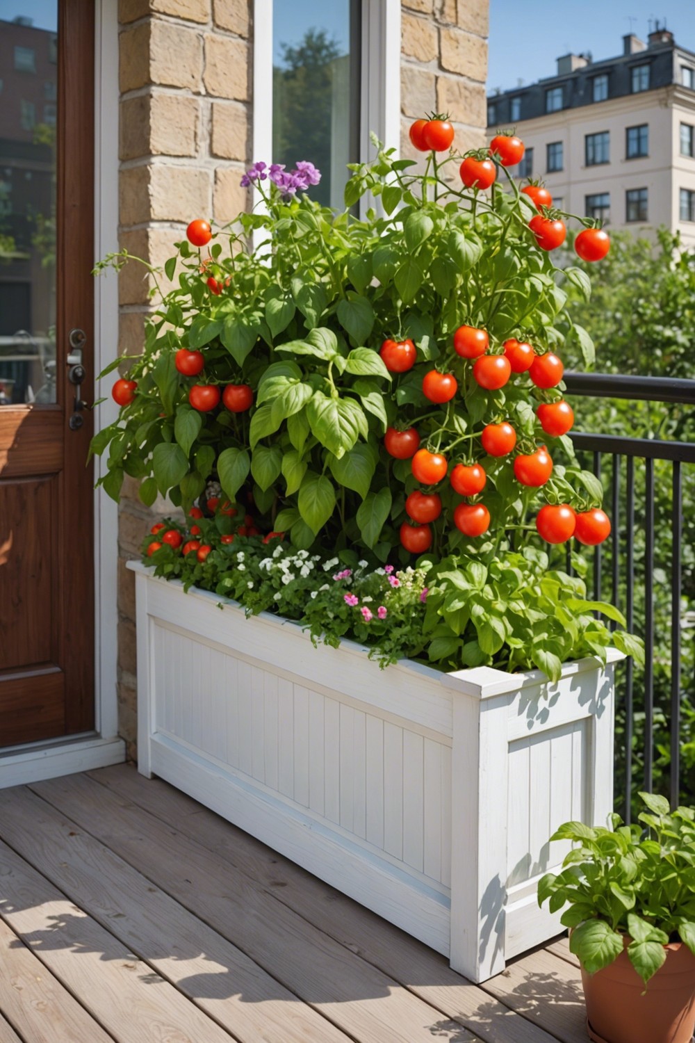 Long and Narrow Planter Box for Balcony