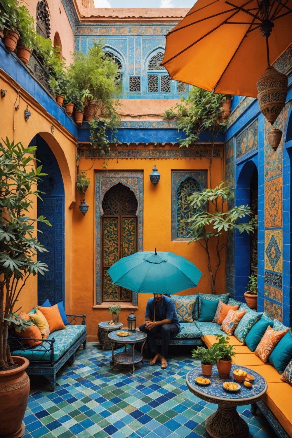 Modern Moroccan-Inspired Tiles