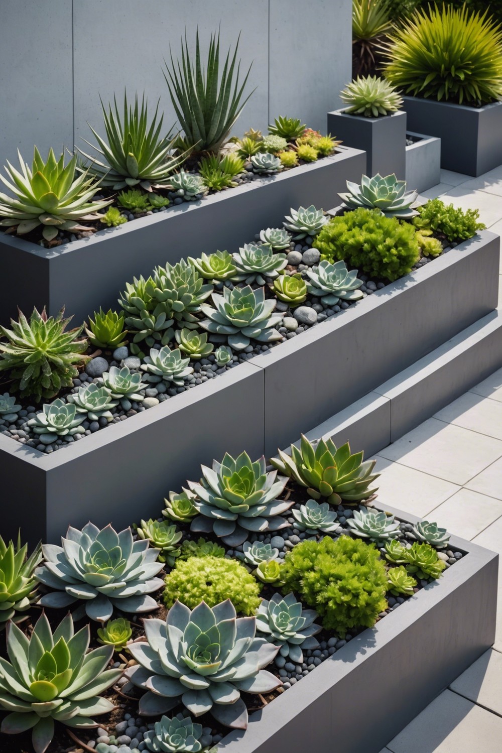 Modern Succulent Terraces