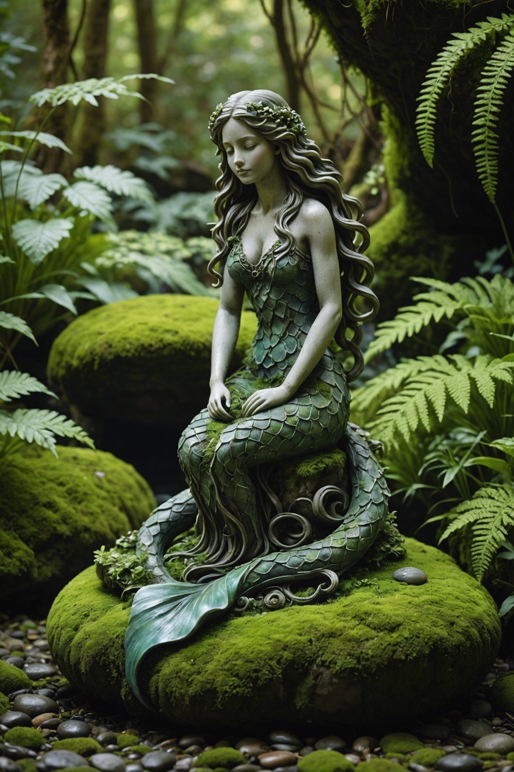 Mystical Mermaid Sculpture