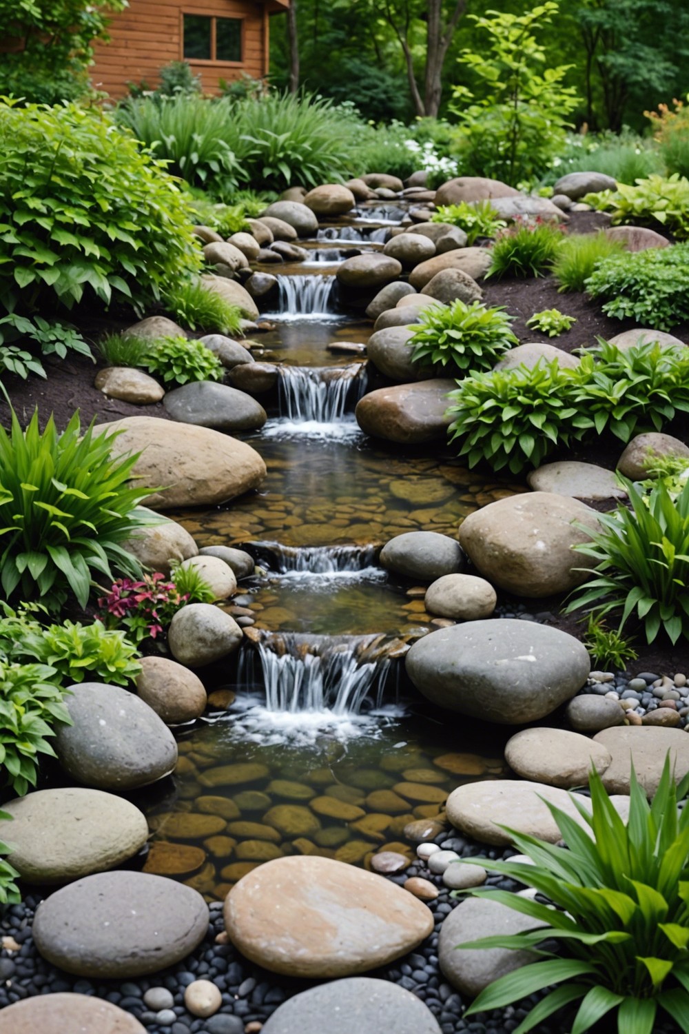 Natural Stone Water Features