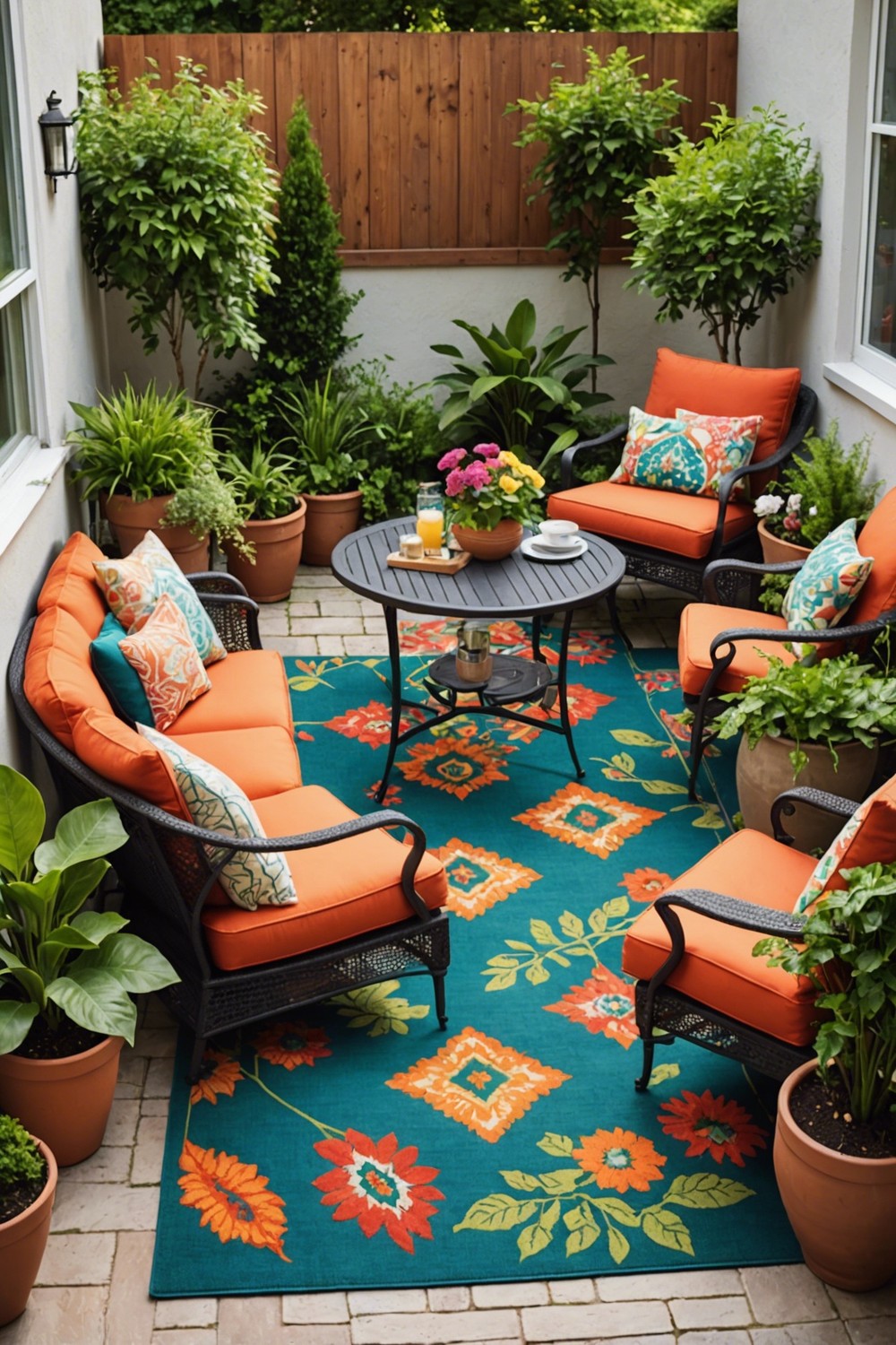 Outdoor Rugs for a Pop of Color