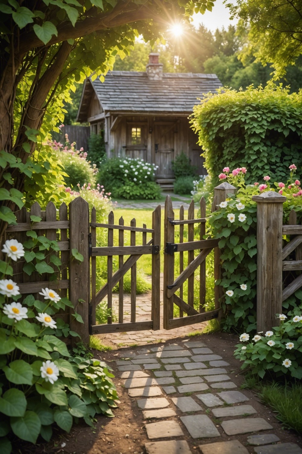Rustic Wooden Fences and Gates