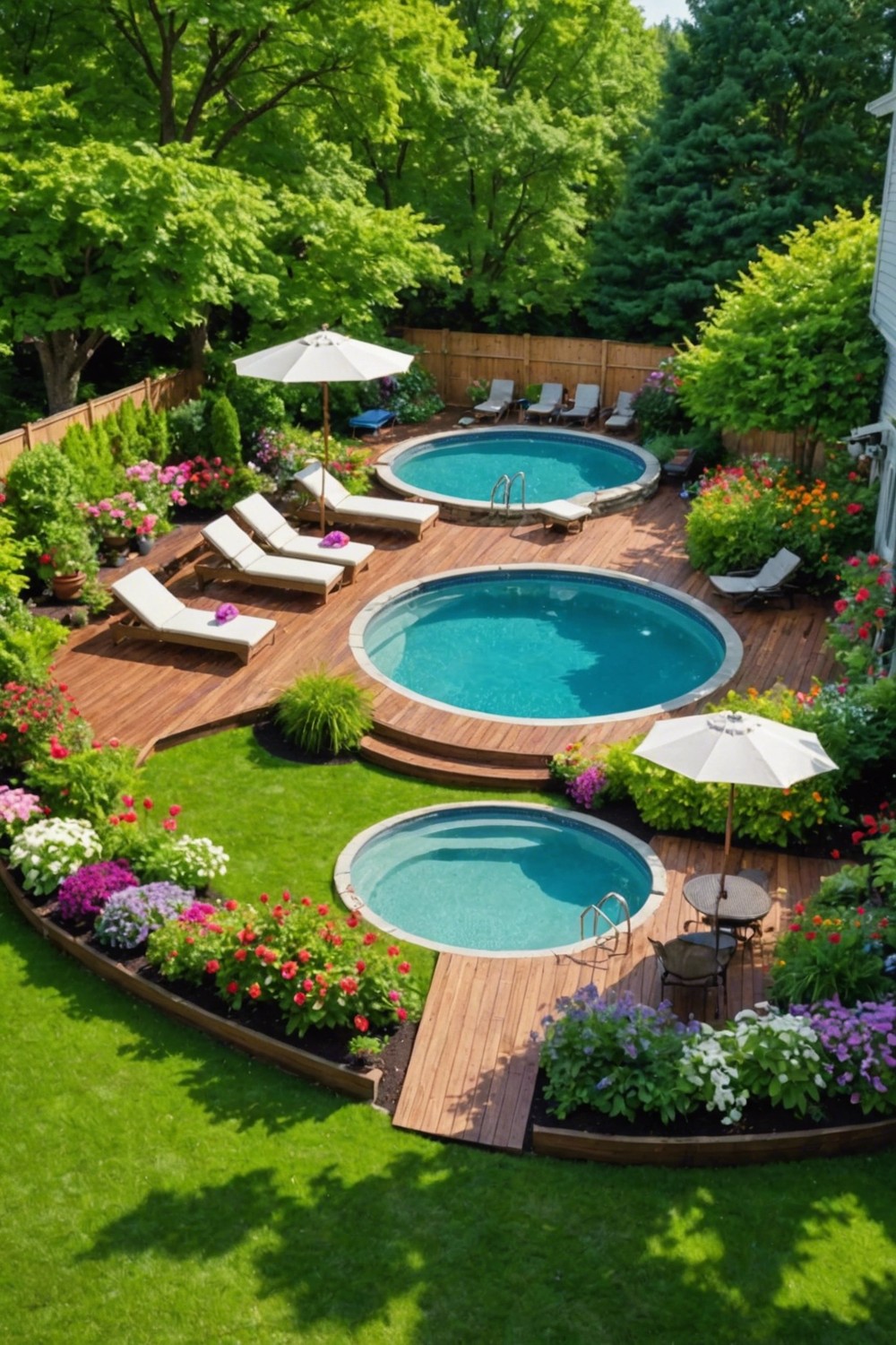 Small Above-Ground Pools with Decks
