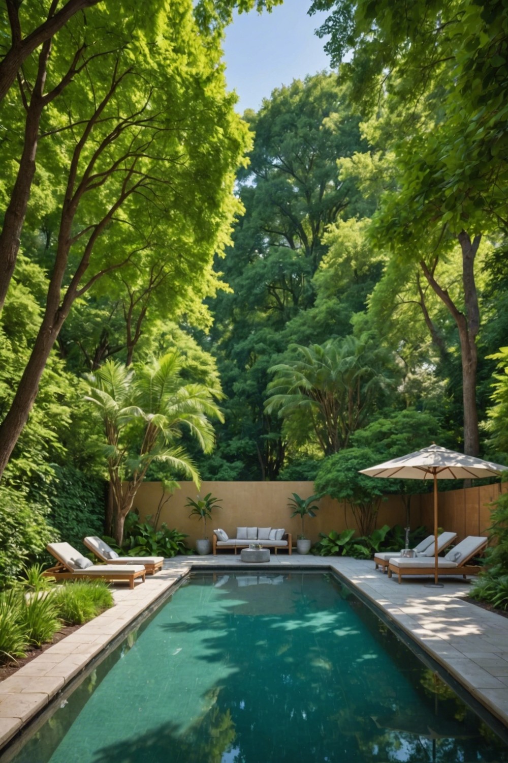 Small Pools for Small Backyards with Shade