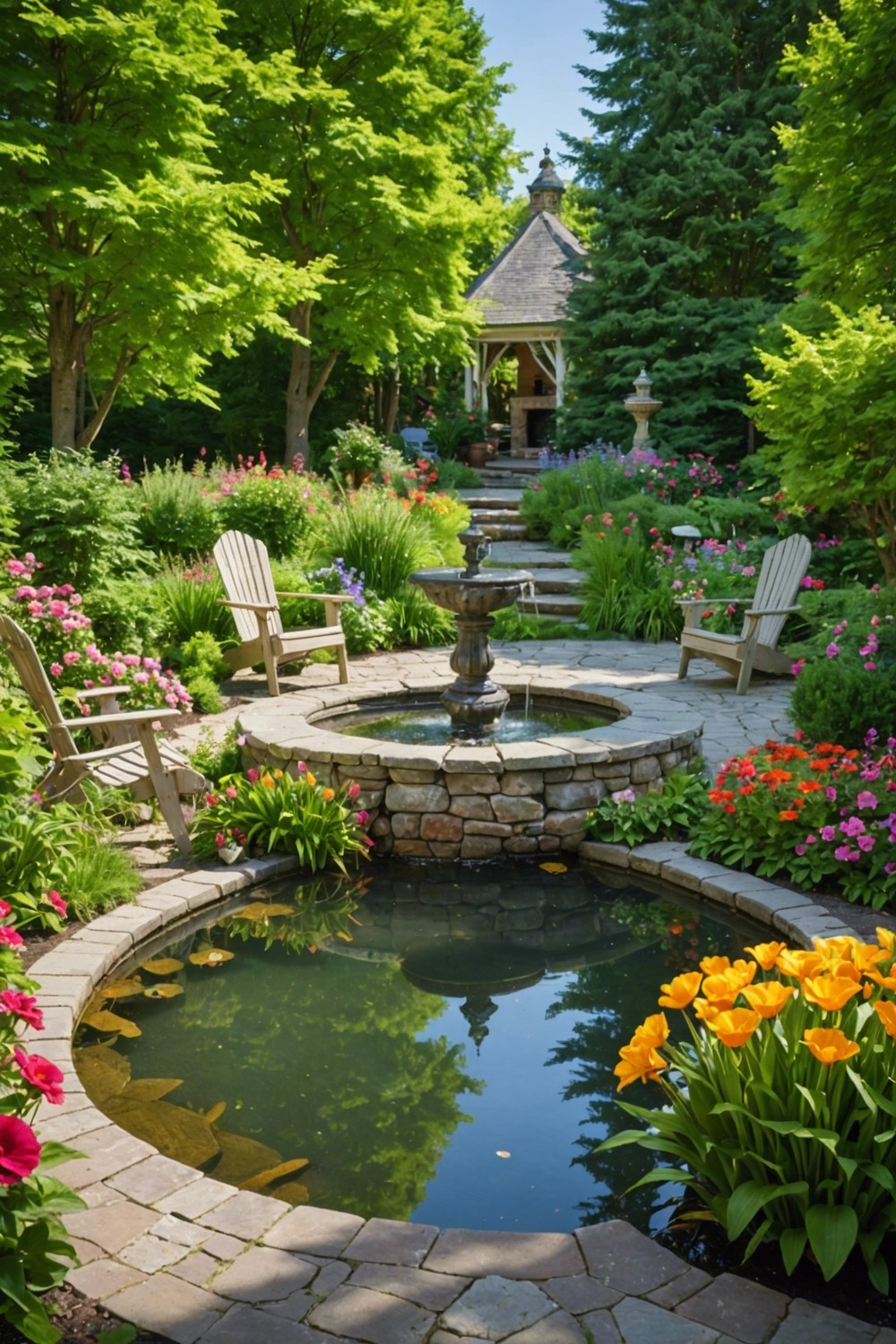 Soothing Water Features and Fountains