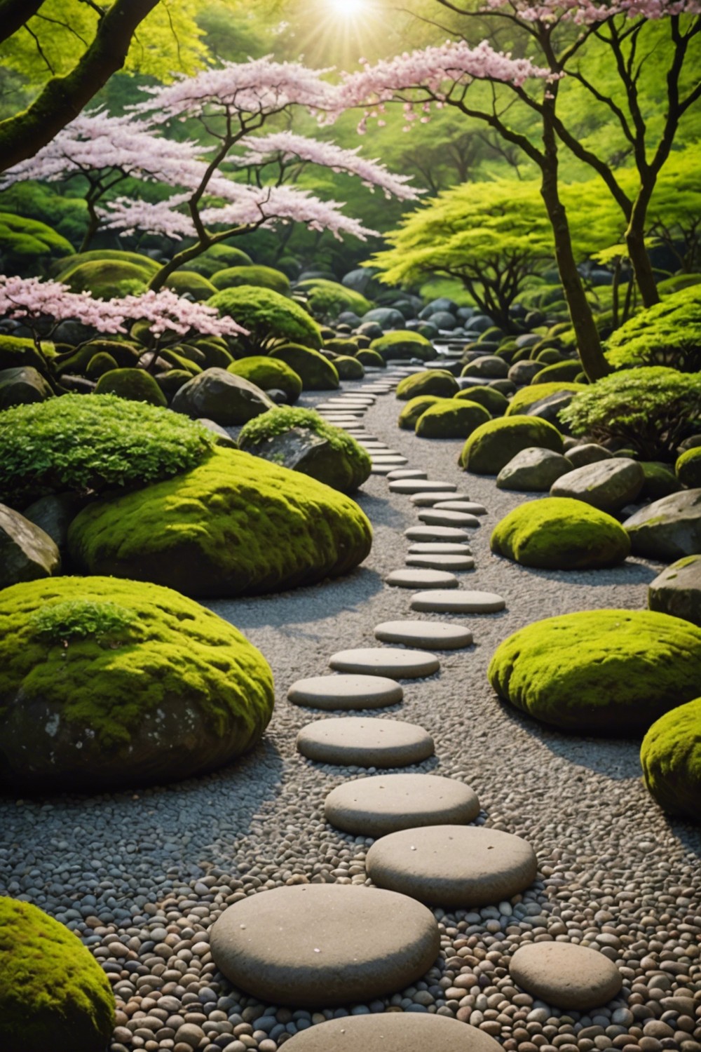 Stepping Stones and Pebble River Beds