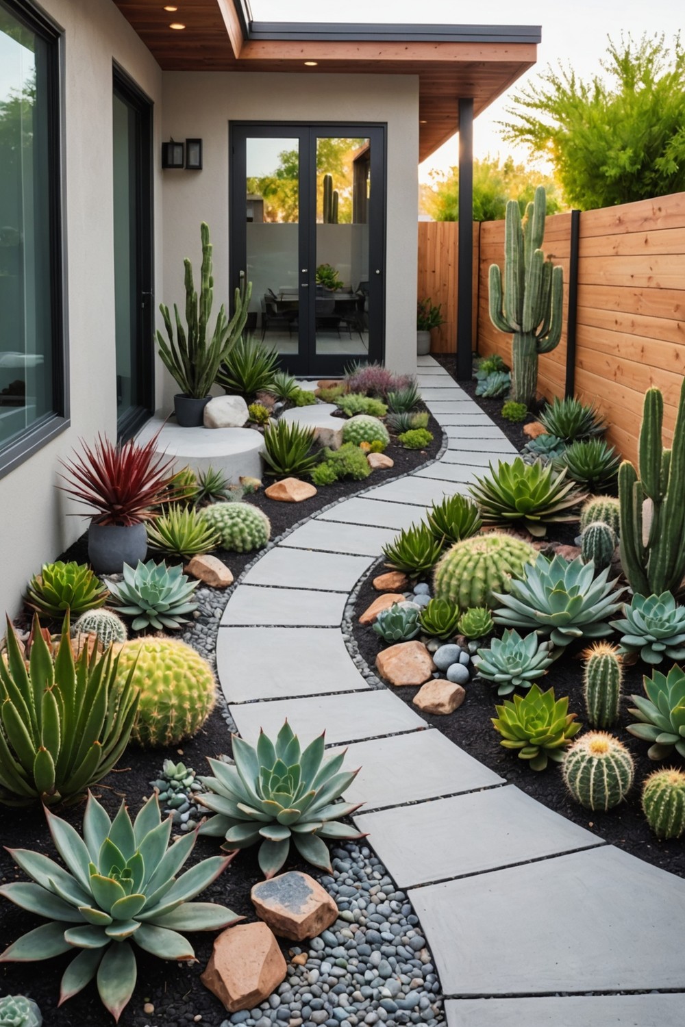 Using Succulents and Cacti for a Low-Maintenance and Modern Look