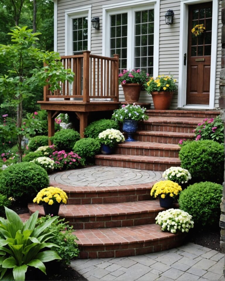 20 Innovative Backdoor Steps to Patio Ideas