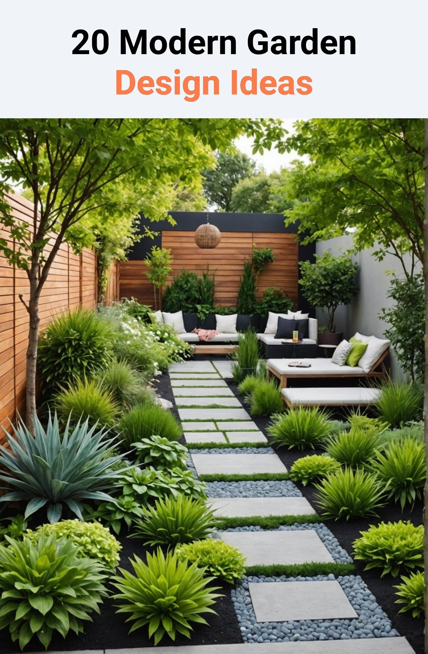 20 Modern Garden Design Ideas