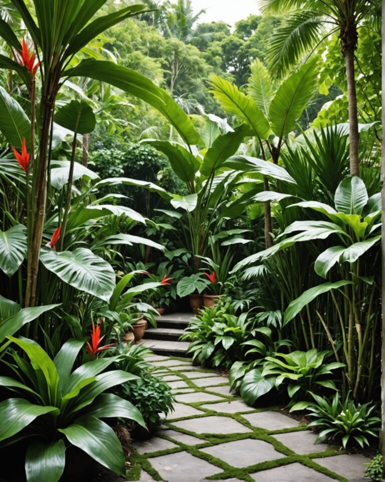 20 Small Tropical Garden Design Ideas