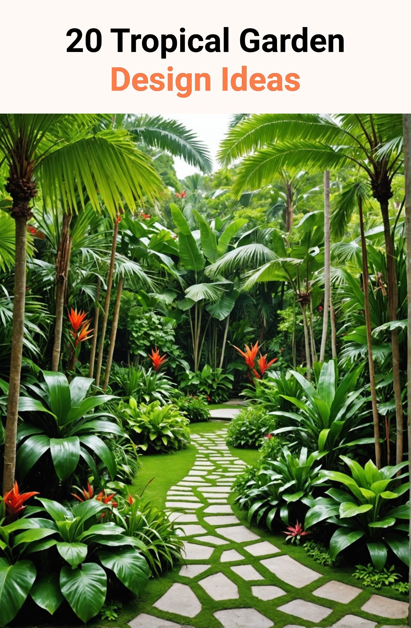 20 Tropical Garden Design Ideas