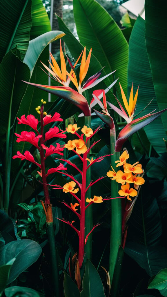 Add a Pop of Color with Tropical Flowers