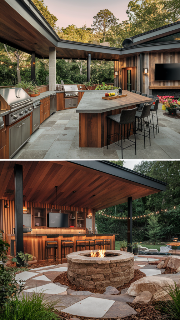 Outdoor Kitchen and Bar