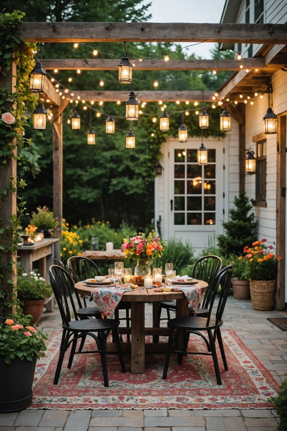 Charming Outdoor Dining Area