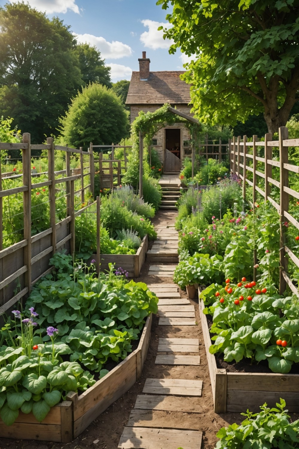 Enclosed Vegetable Patch