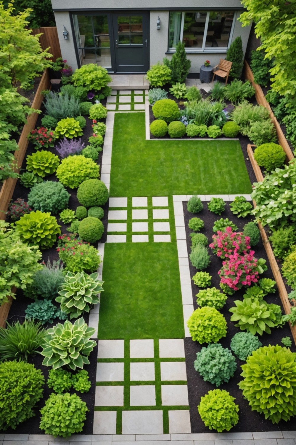 Geometric Garden Layouts