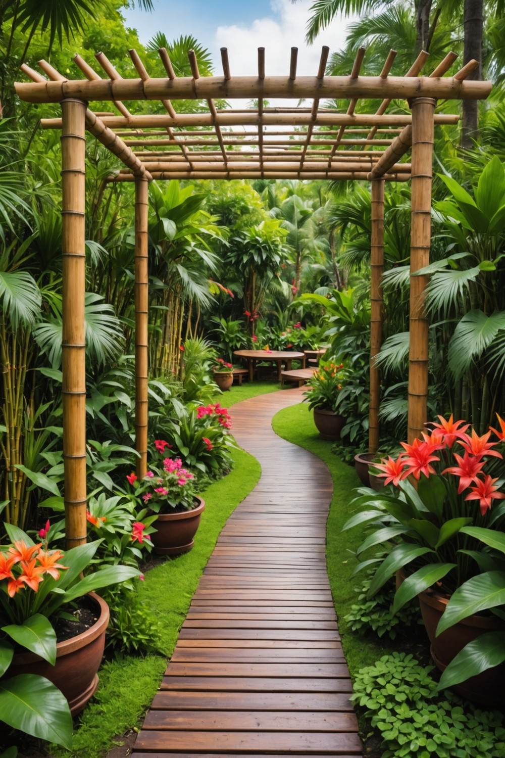 Incorporate Natural Elements like Bamboo and Wood