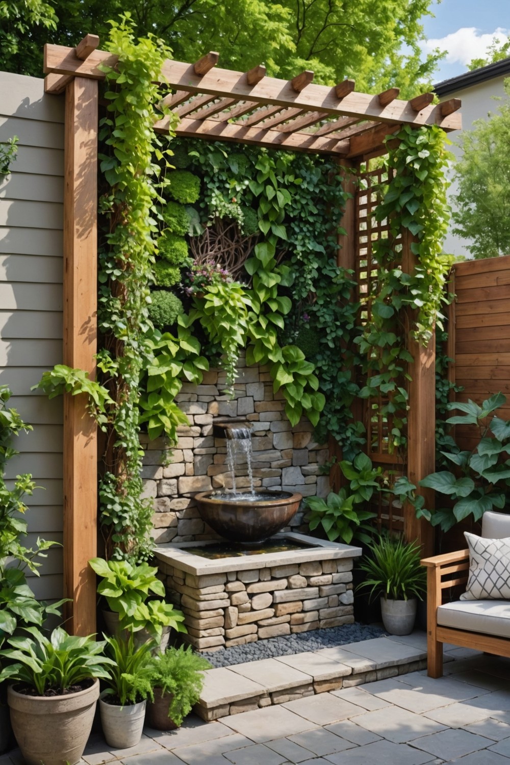 Living Wall for a Natural Ambiance