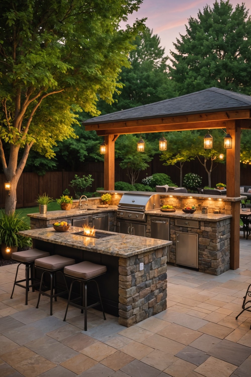 Outdoor Kitchen Island