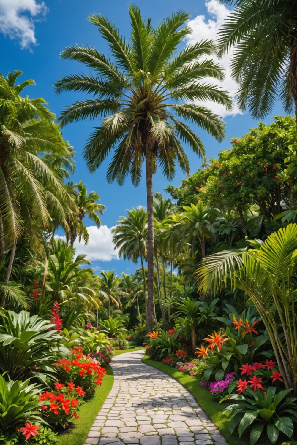 Palm Tree Focal Point