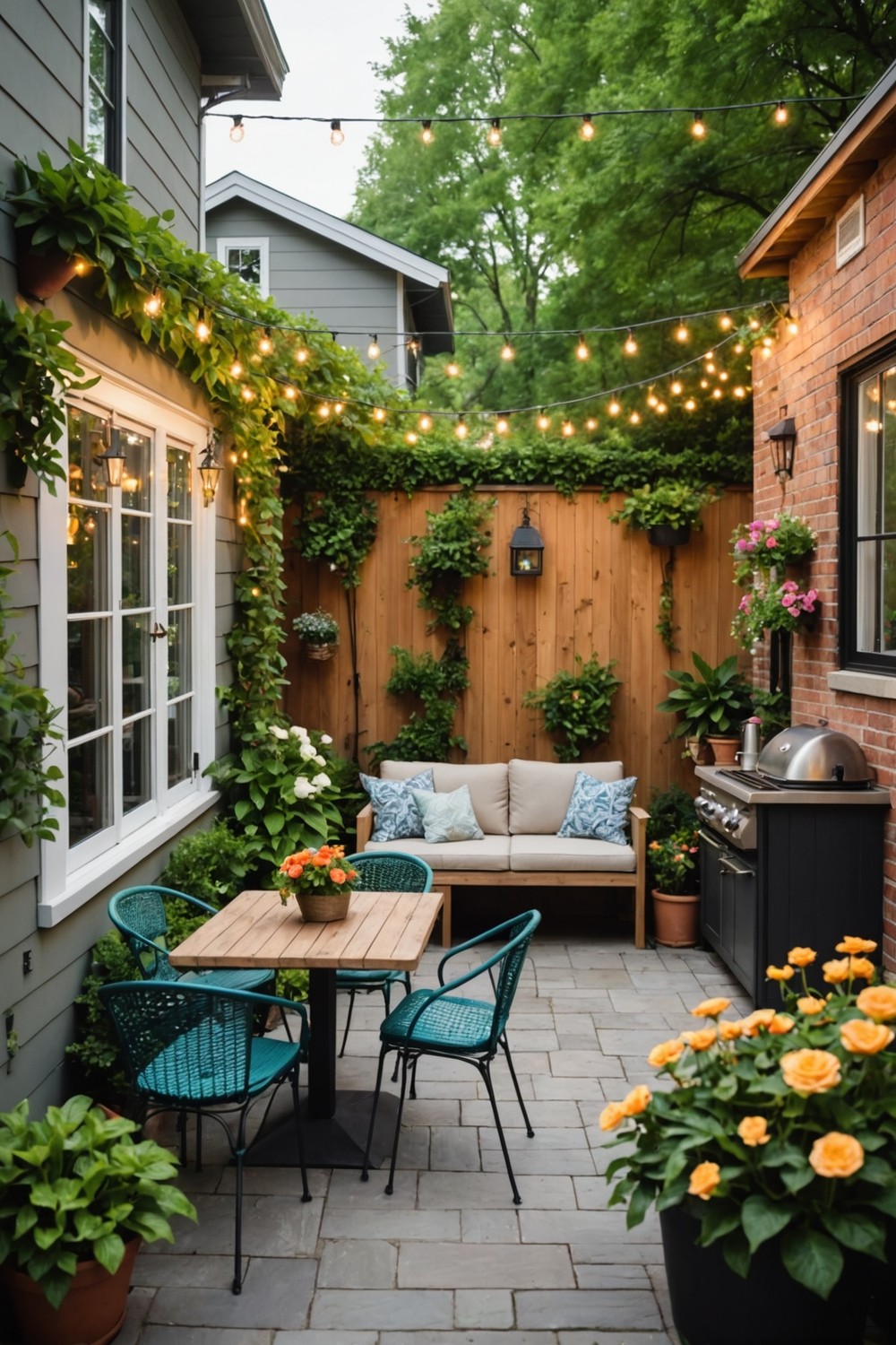 Side Yard Patio for Outdoor Entertaining