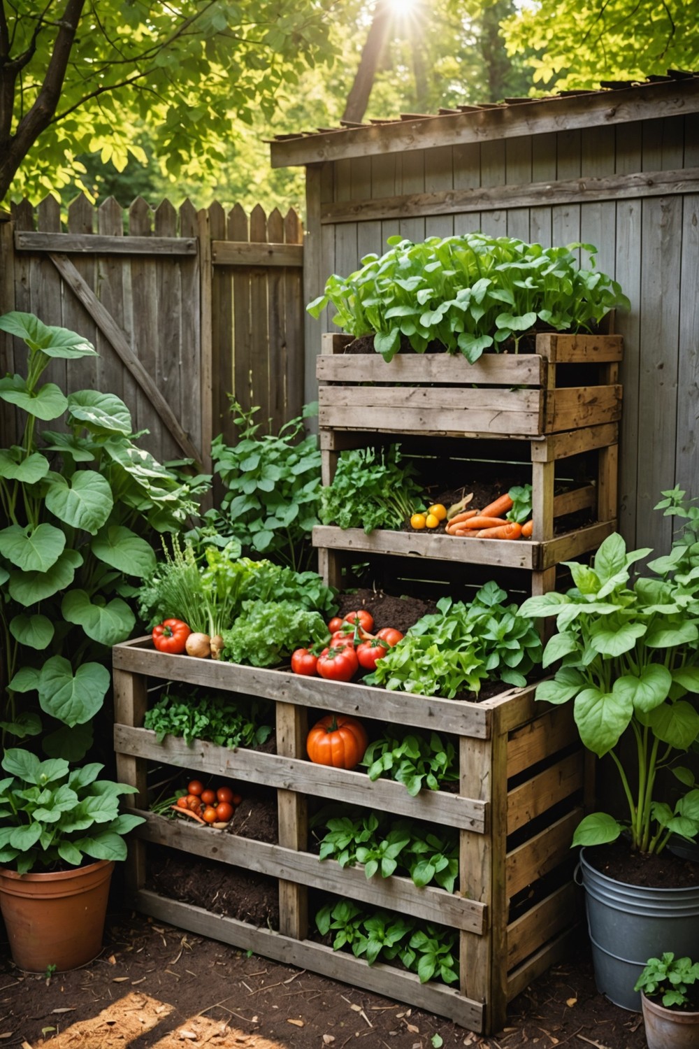 Simple Compost Bins