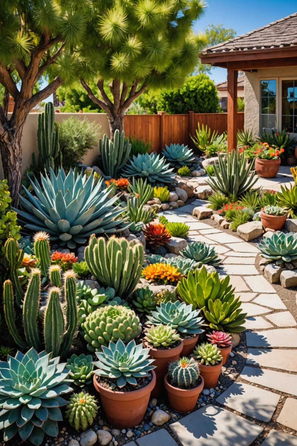 Succulent and Cactus Garden