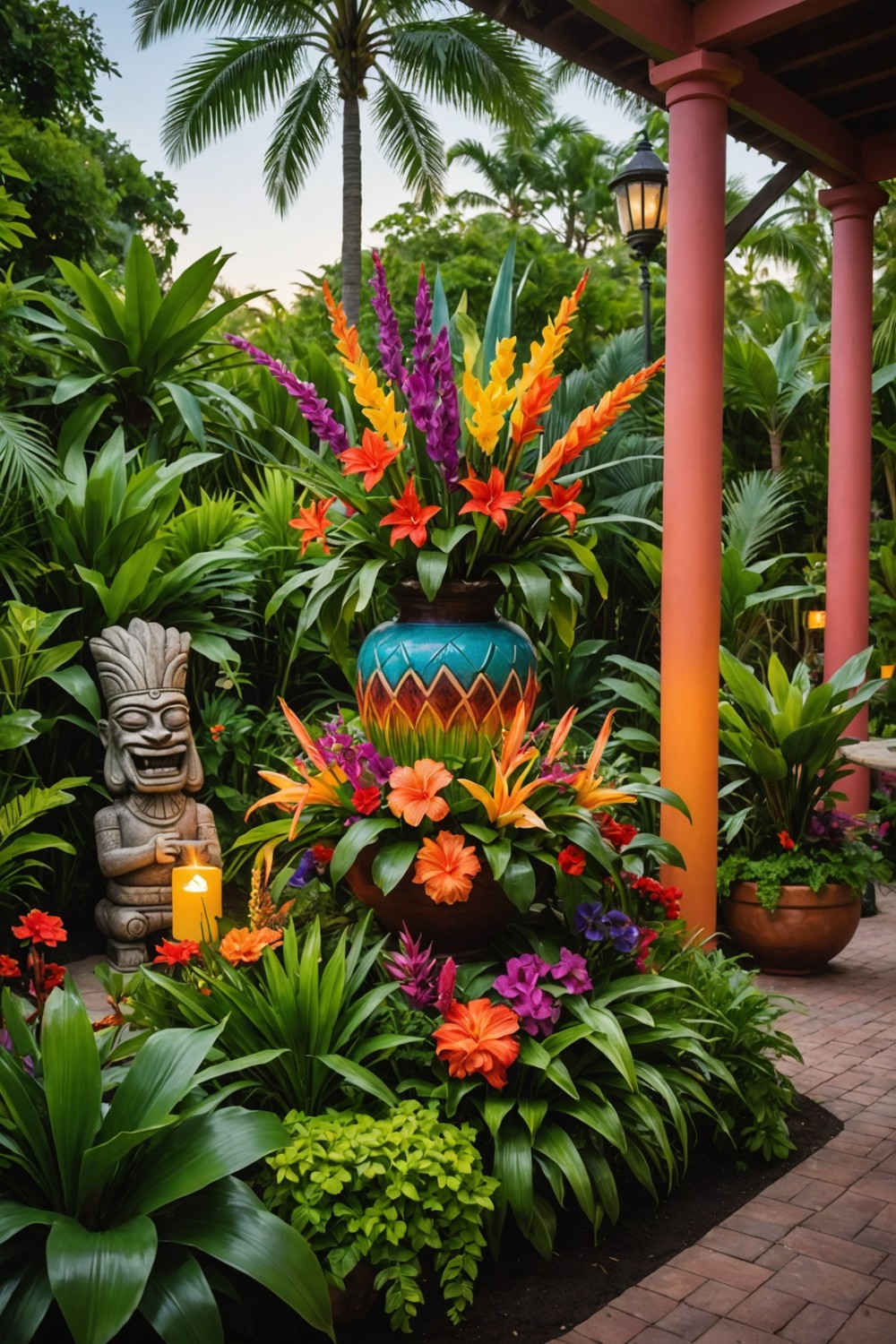 Whimsical Tropical Decor