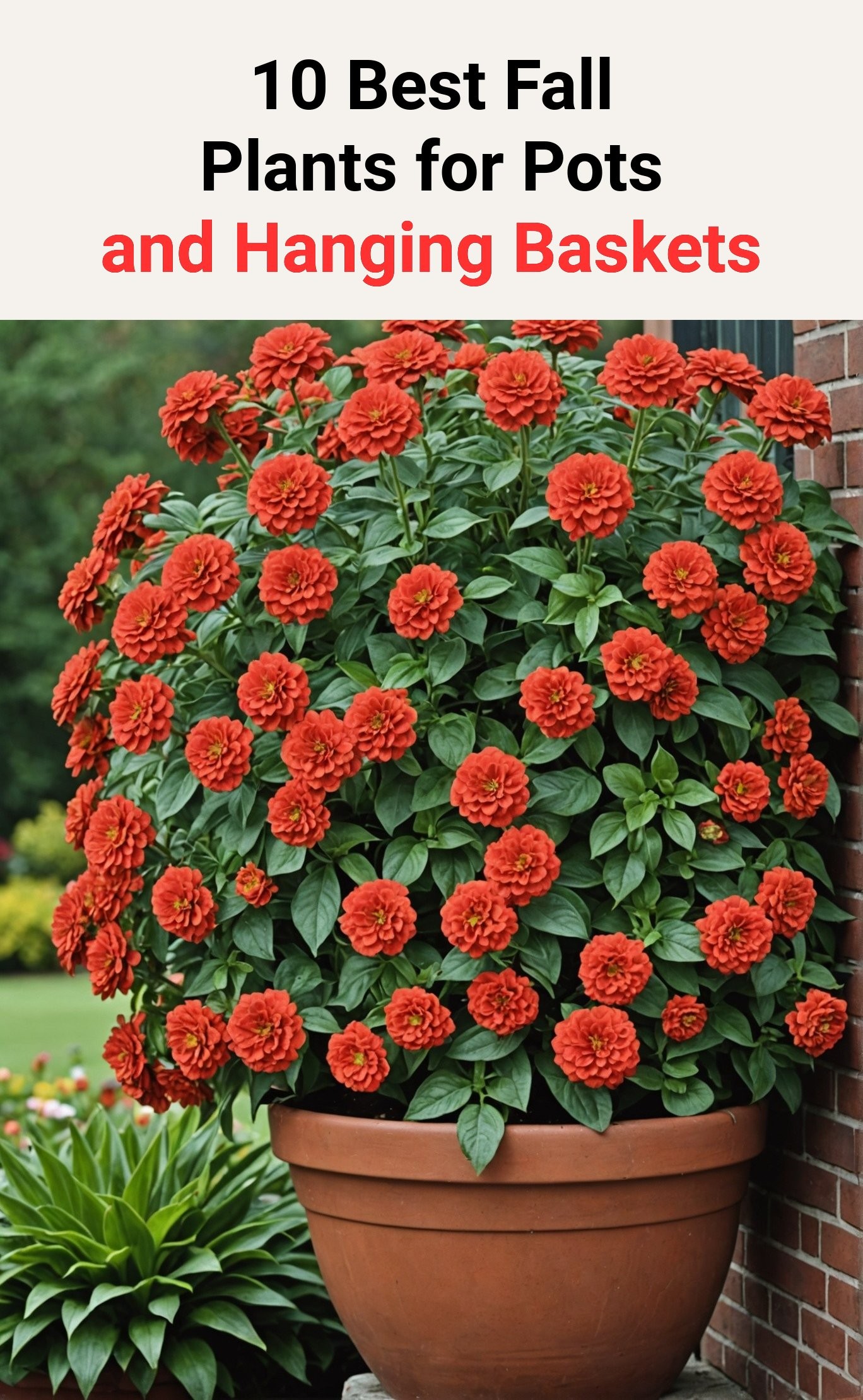 10 Best Fall Plants for Pots and Hanging Baskets