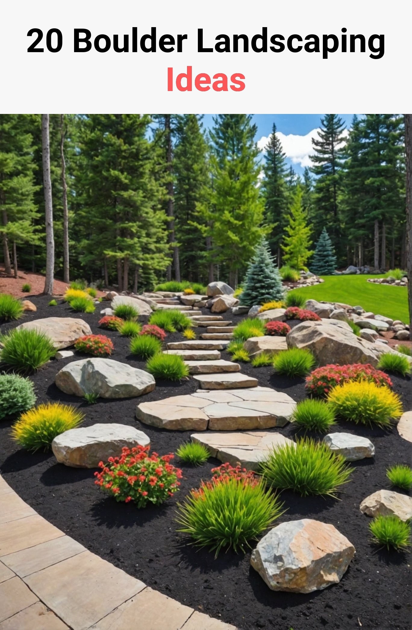 20 Boulder Landscaping Ideas