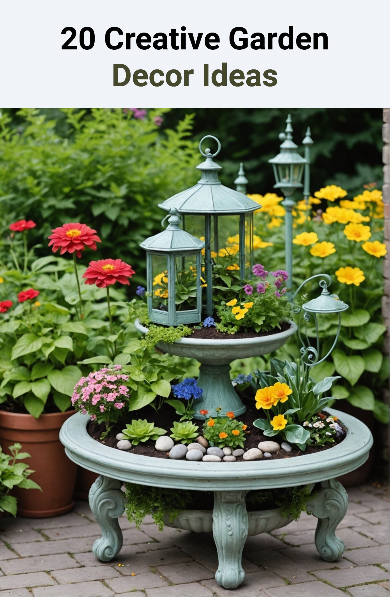 20 Creative Garden Decor Ideas