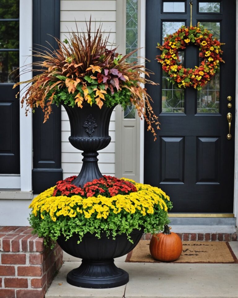 20 Front Porch Fall Planter Ideas