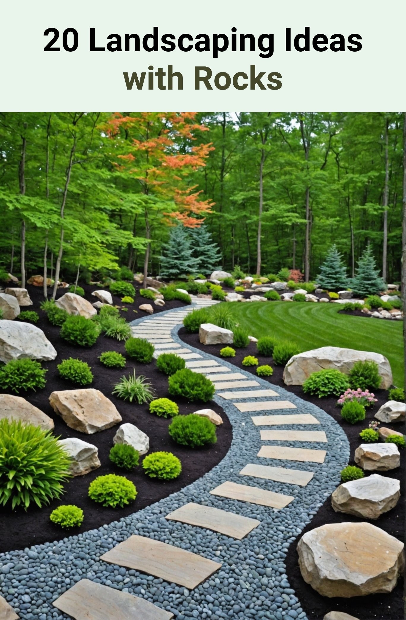 20 Landscaping Ideas with Rocks